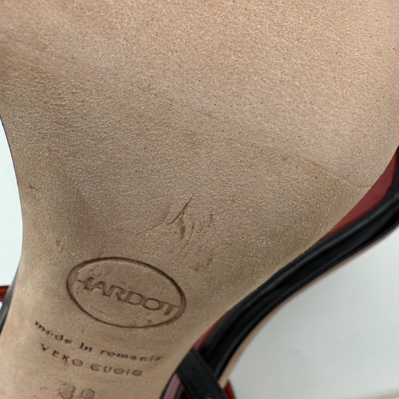 HARDOT RICH B*TCH STILETTO STRAPPY SANDALS SIZE 39 NEW!!! - Picture 9 of 11